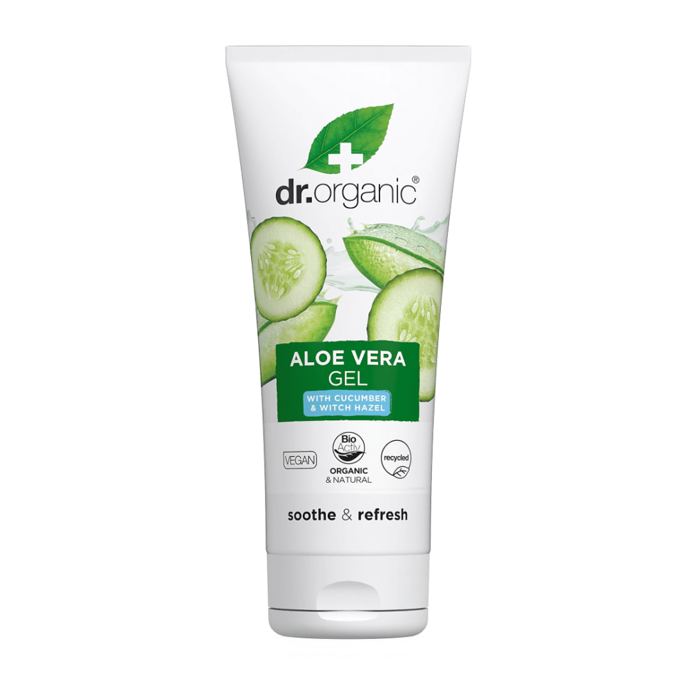 Dr Organic Aloe Vera Gel Cucumber/Witch Hazel Calendula 200Ml