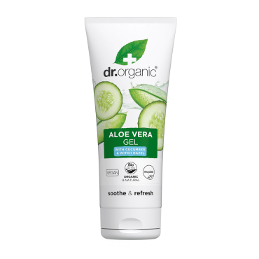 Dr Organic Aloe Vera Gel Cucumber/Witch Hazel Calendula 200Ml