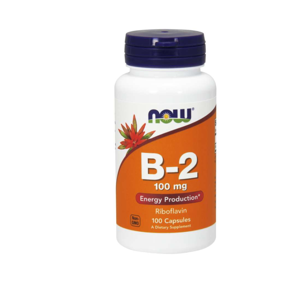 NOW Vitamin B2 Riboflavin100Mg Caps 100's