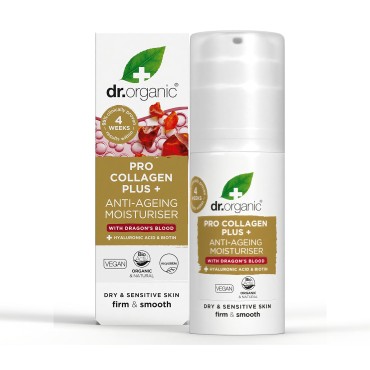 Dr Organic Pro Collagen Anti-Ageing moisturiser with Dragons Blood 50Ml