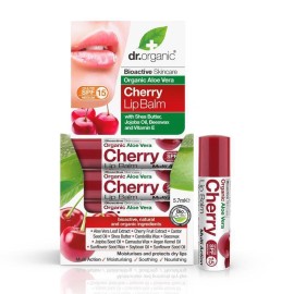 Dr Organic Aloe Vera Cherry Lip Balm 5.7Ml