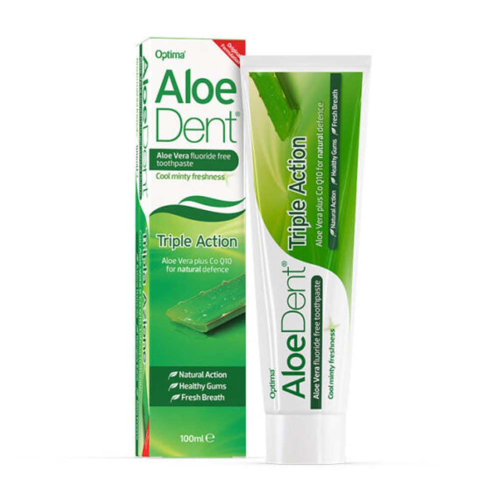 Optima Aloe Vera Toothpaste – With C0-Q10 & Tea Tree Oil