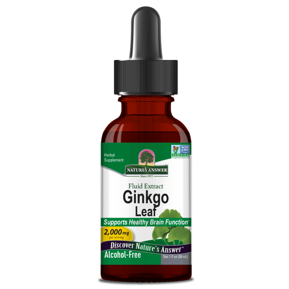 Natures Answer Gingko Biloba Leaf (Alcohol Free) 30Ml