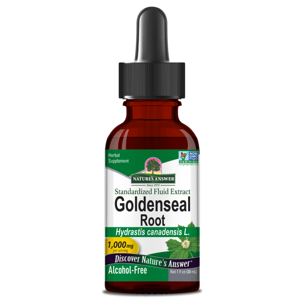 Natures Answer Goldenseal Root 30ml - Alcohol Free