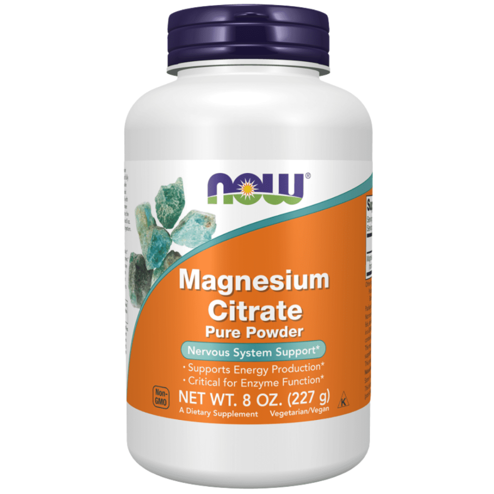 NOW Magnesium Citrate Powder 227Gm