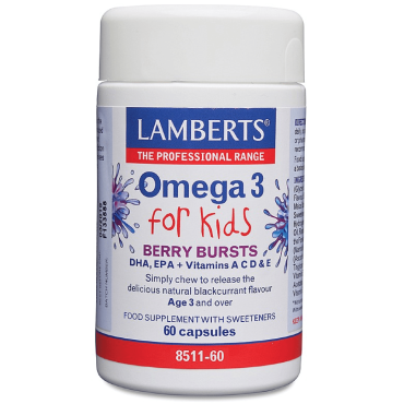Lamberts Omega 3 For Kids Chewable Caps 60's