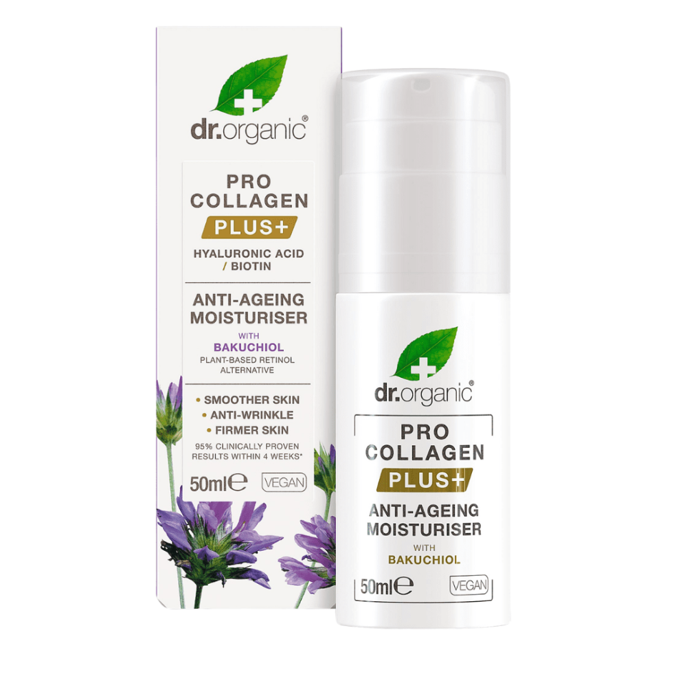 Dr Organic Pro Collagen Anti-Ageing Moisturiser With Bakuchiol 50Ml