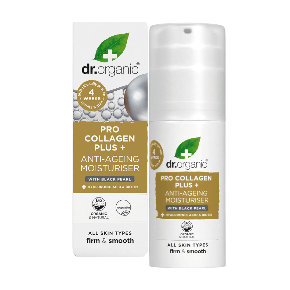 Dr Organic Pro Collagen Anti-Ageing Moisturiser With Black Pearl 50Ml