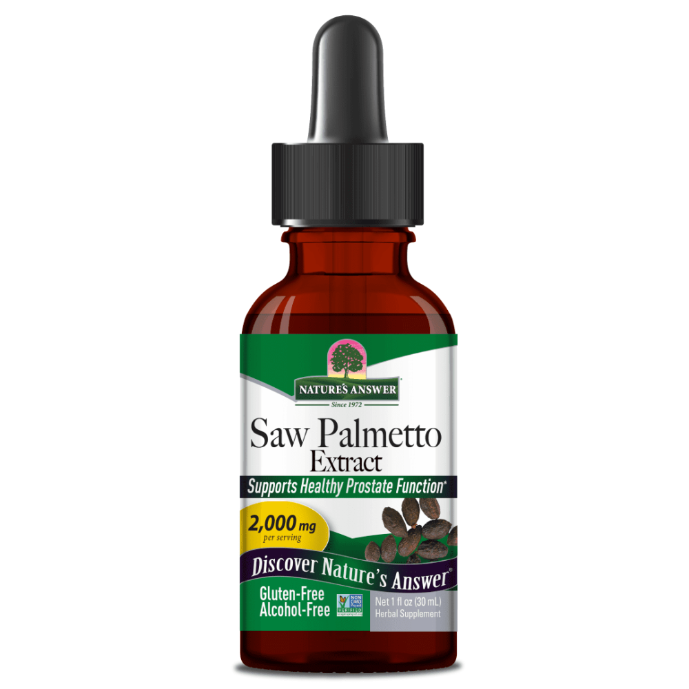 Natures Answer Saw Palmetto Alcohol Free -30Ml
