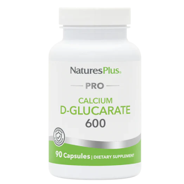 NaturesPlus PRO Calcium D-Glucarate (CDG) 600 Mg Capsules