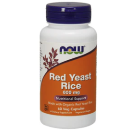 NOW Red Yeast Rice 600Mg Caps 60's