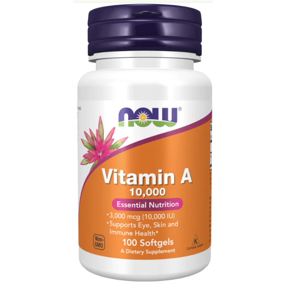 NOW Vitamin A 10000iu Tabs 100's