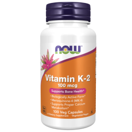 NOW Vitamin K2 100mcg Caps 100's