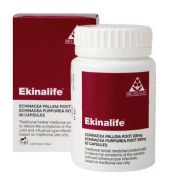 BIO HEALTH Ekinalife  Echinacea Root Caps 60's