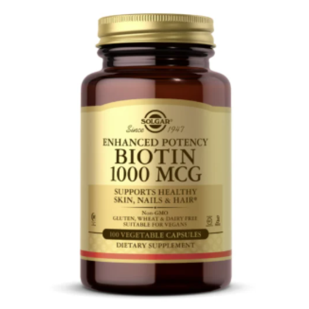 Solgar Biotin 1000mcg VCaps 100's