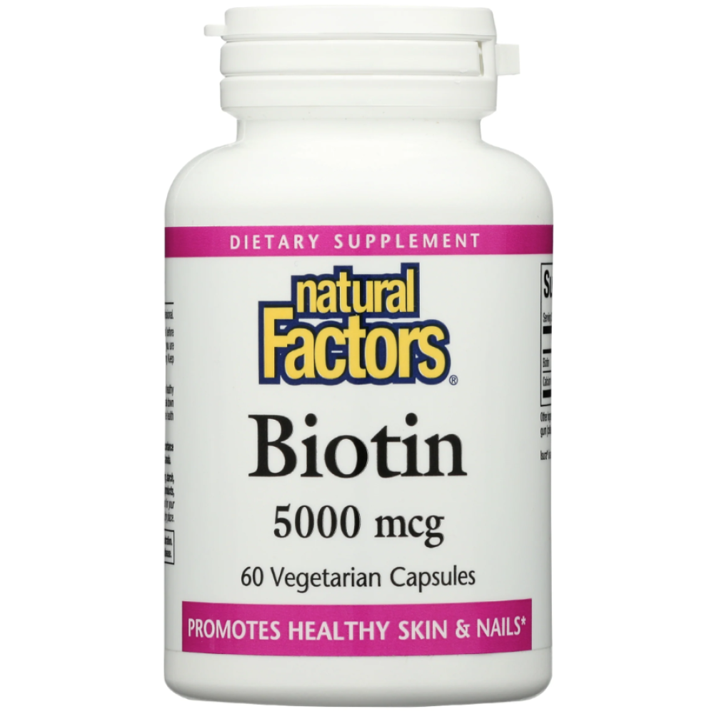 Natural Factors Biotin 5000Mcg 60 VCaps