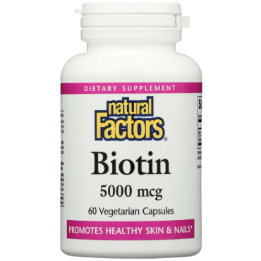 Natural Factors Biotin 5000Mcg 60 VCaps