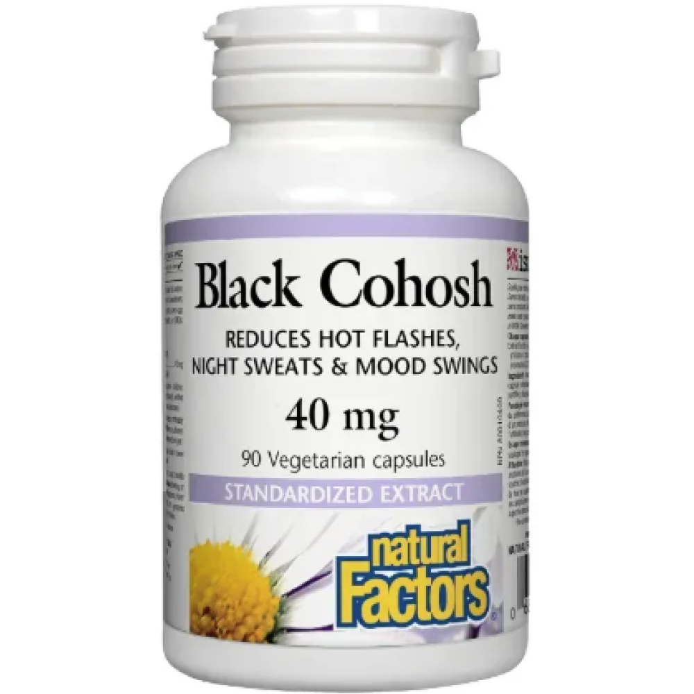 Natural Factors Black Cohosh 40mg Capsules 90's