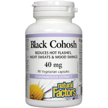 Natural Factors Black Cohosh 40mg Capsules 90's