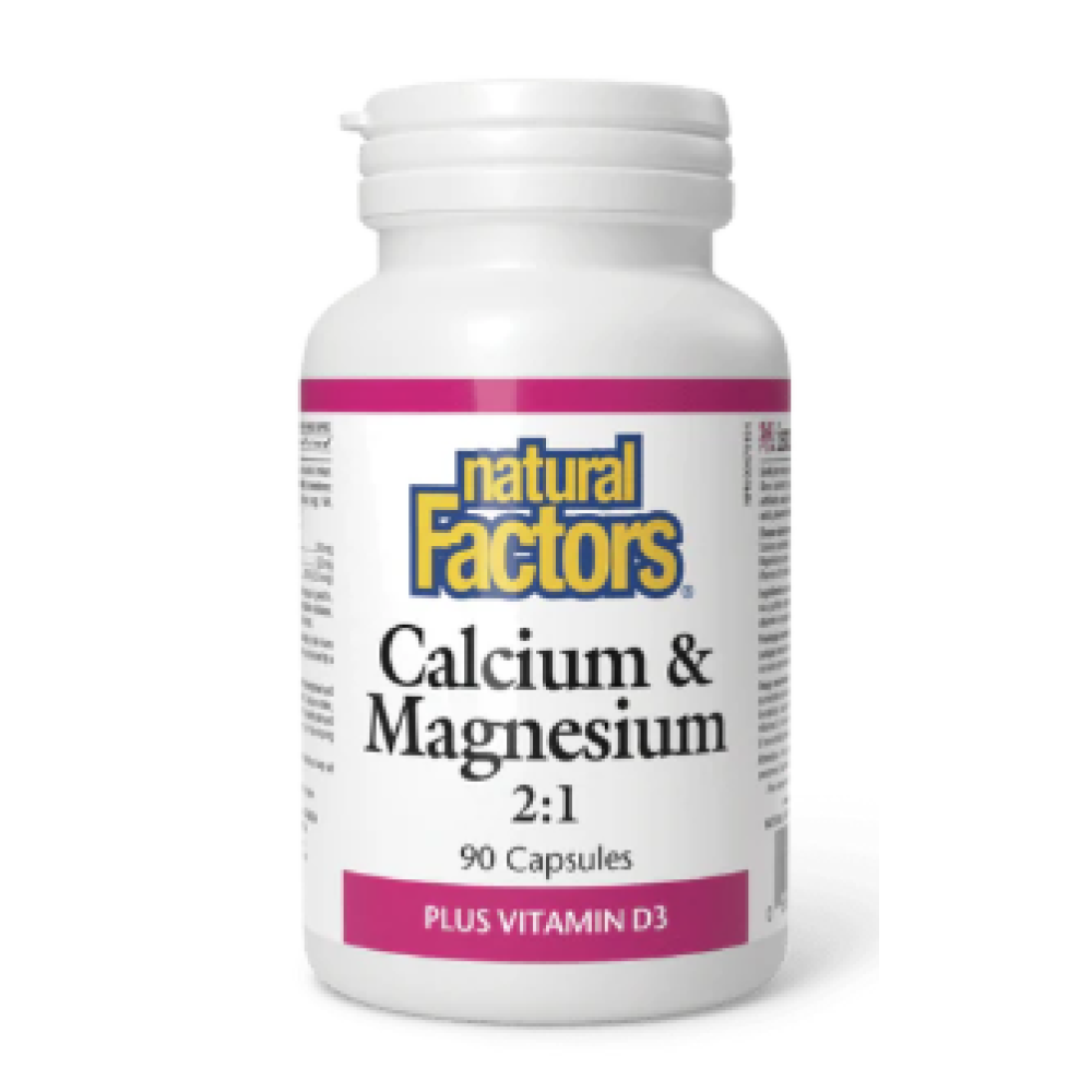 Natural Factors Calcium & Magnesium Citrate with D3 90s