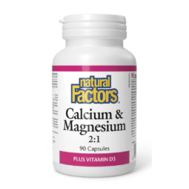 Natural Factors Calcium & Magnesium Citrate with D3 90s