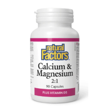 Natural Factors Calcium & Magnesium Citrate with D3 90s