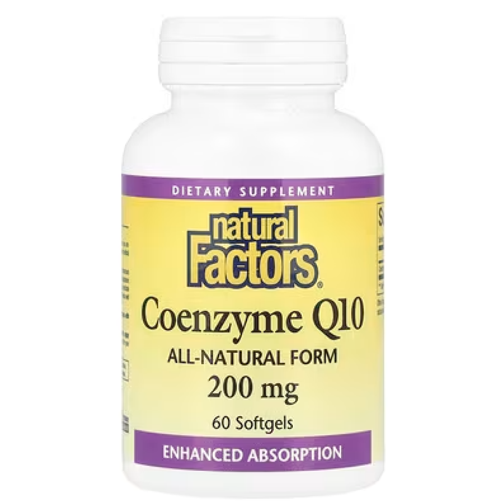 Natural Factors CoQ10 200mg SG 60's
