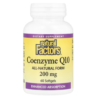 Natural Factors CoQ10 200mg SG 60's