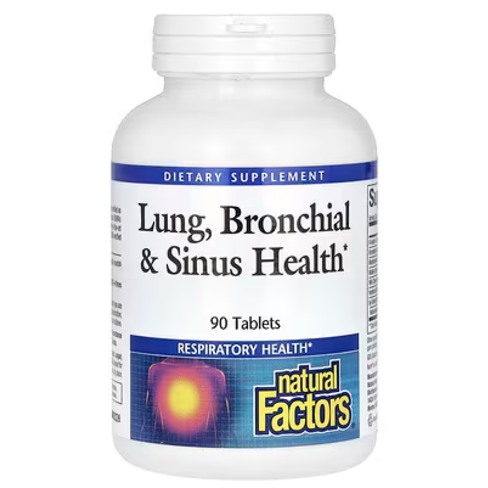 Natural Factors Lung,Bronchial & Sinus Tabs 90's