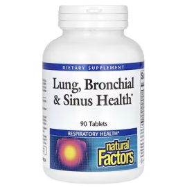 Natural Factors Lung,Bronchial & Sinus Tabs 90's