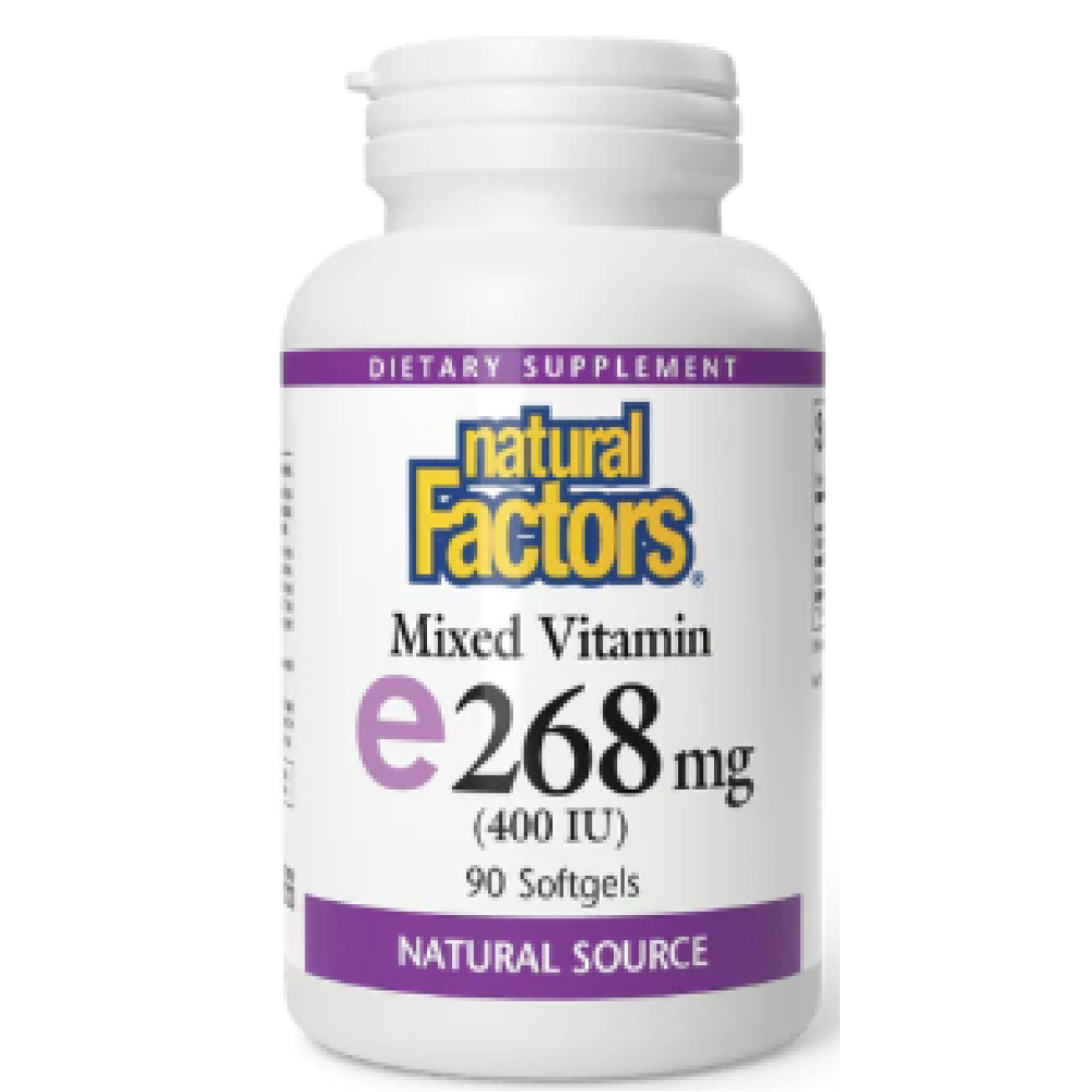 Natural Factors Vitamin E 400 I.U Caps 90's