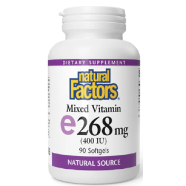 Natural Factors Vitamin E 400 I.U Caps 90's