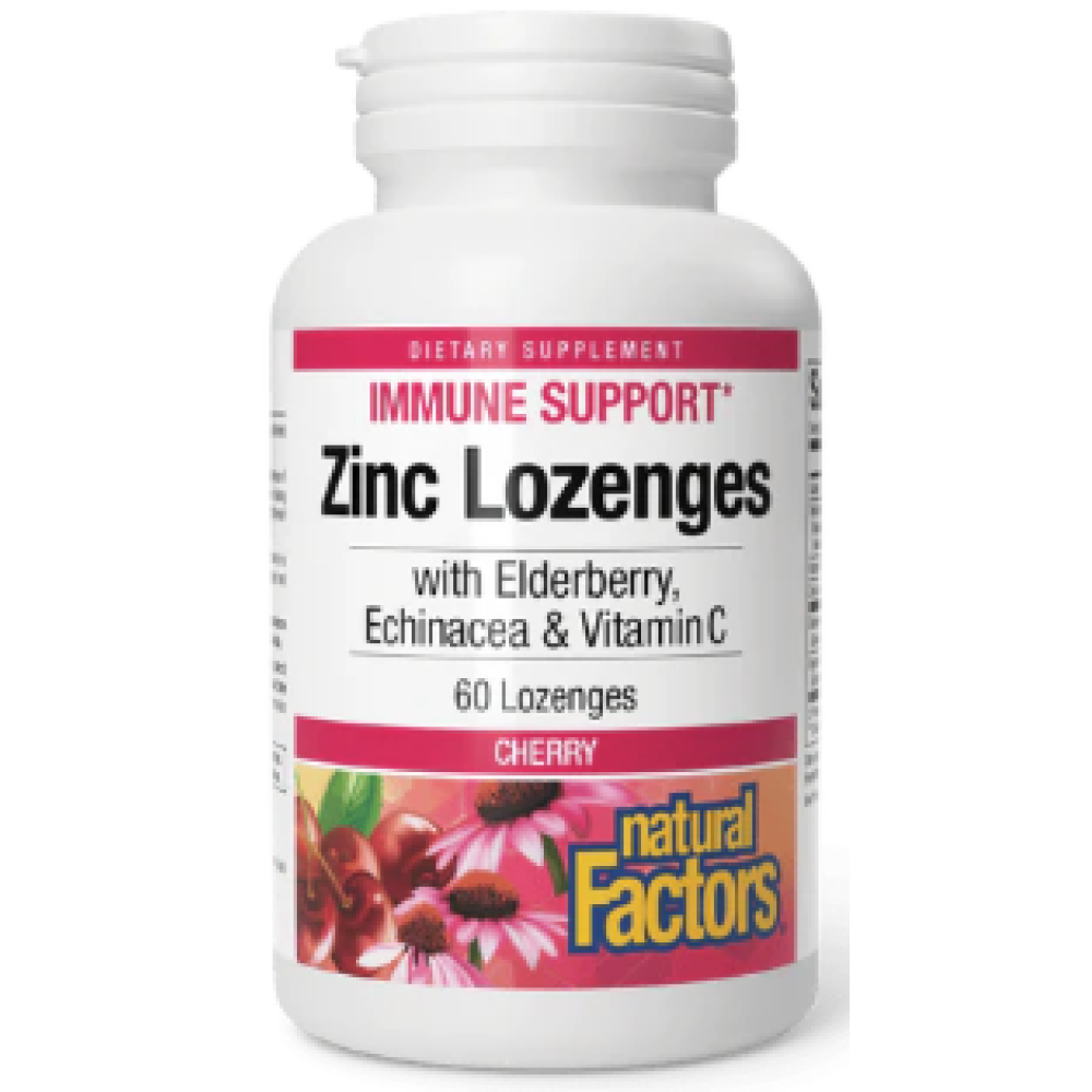 Natural Factors Zinc Lozenges 90's
