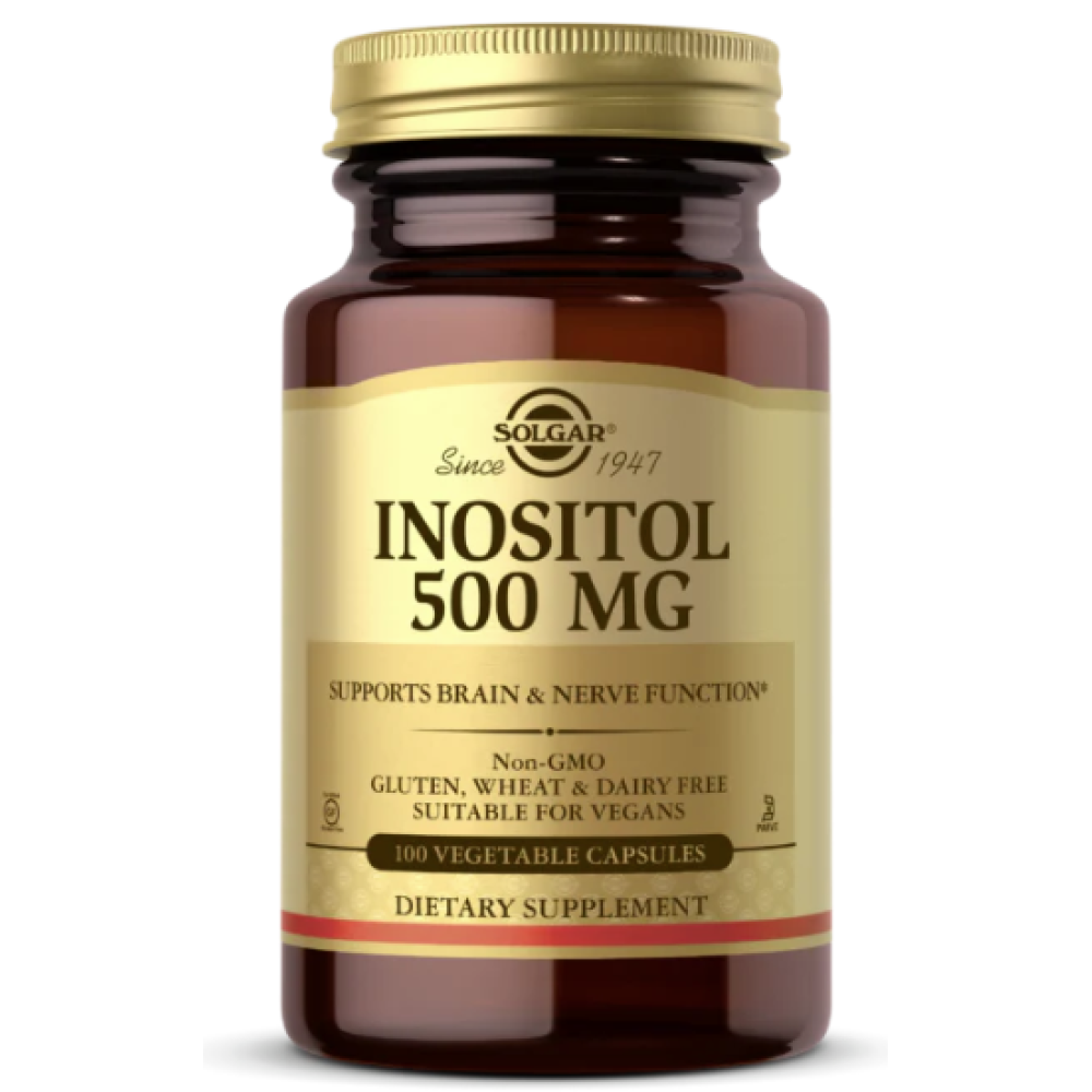 Solgar Inositol 500mg Caps 100's