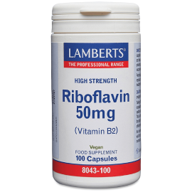 Lamberts Vitamin B2 - Riboflavin 50Mg 100's