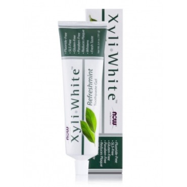 NOW Xyliwhite Refreshmint Toothpaste Gel 181Gm Fluoride & SLS Free
