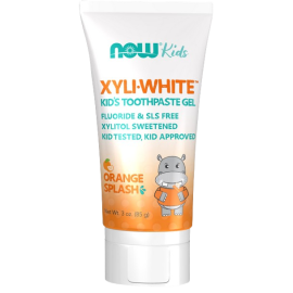 NOW  Xyliwhite Kids Toothpaste Gel Orange 85gm - Fluoride & SLS Free