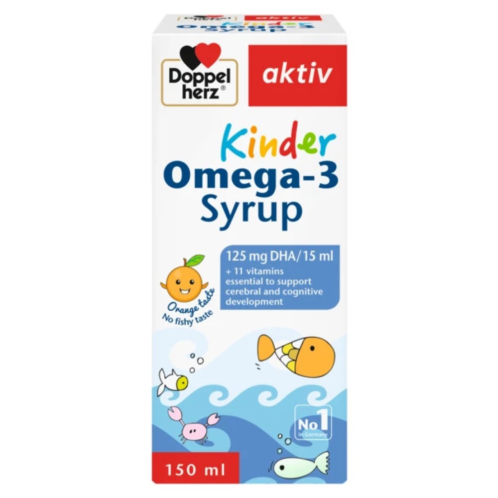 Doppelherz Aktiv Kinder Omega 3 Syrup 150ml