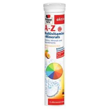 Doppelherz Aktiv A-Z Multivitamins & Minerals Effervescent Tablets 15'S