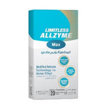 Limitless Allzyme Max EC Tablets 20's