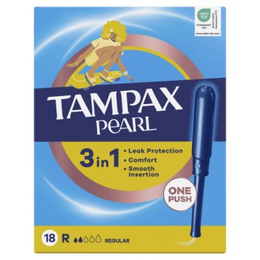 Tampax Pearl Regular With Applicator 18'S