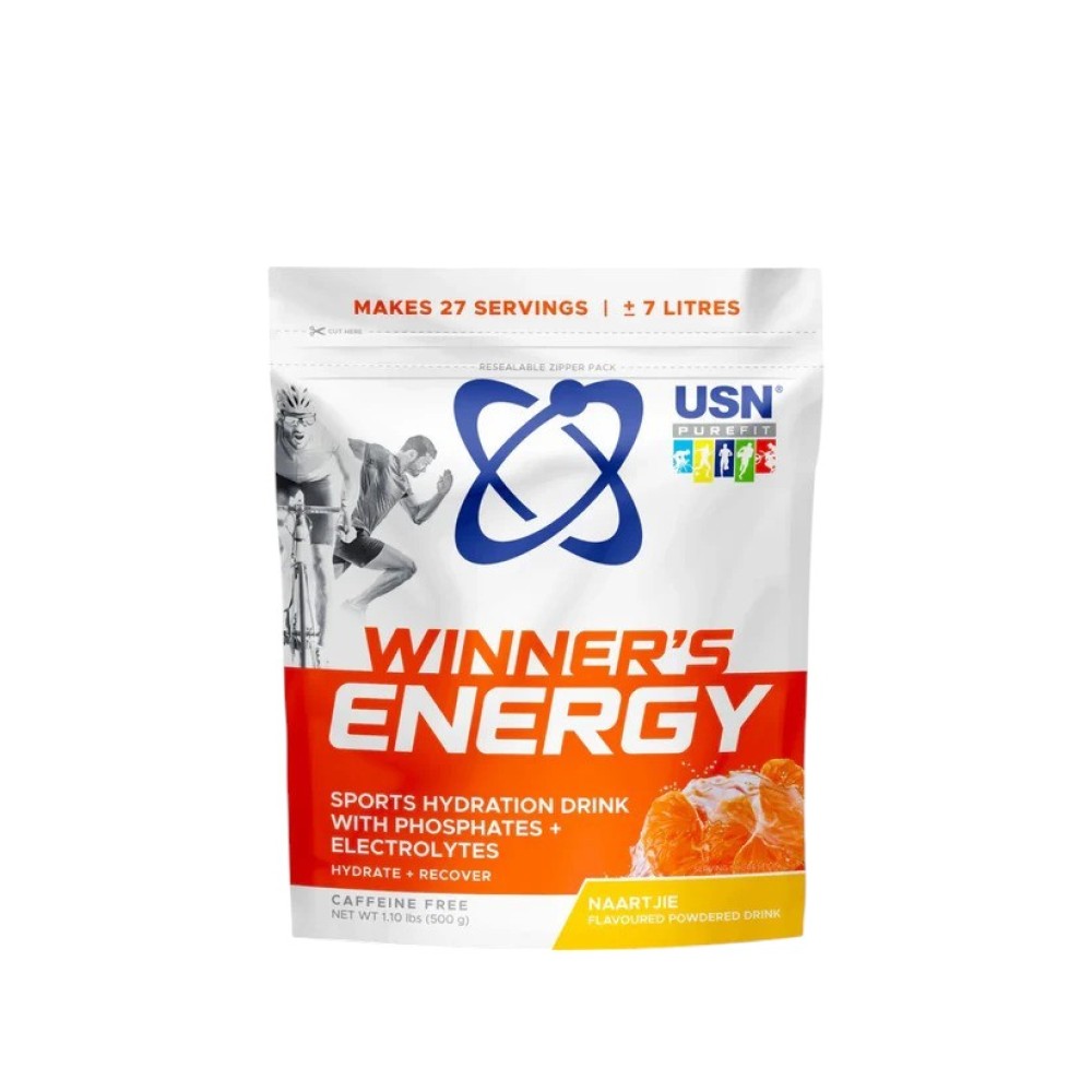 USN Winners Energy Sports Hydration Drink Naartjie 500g