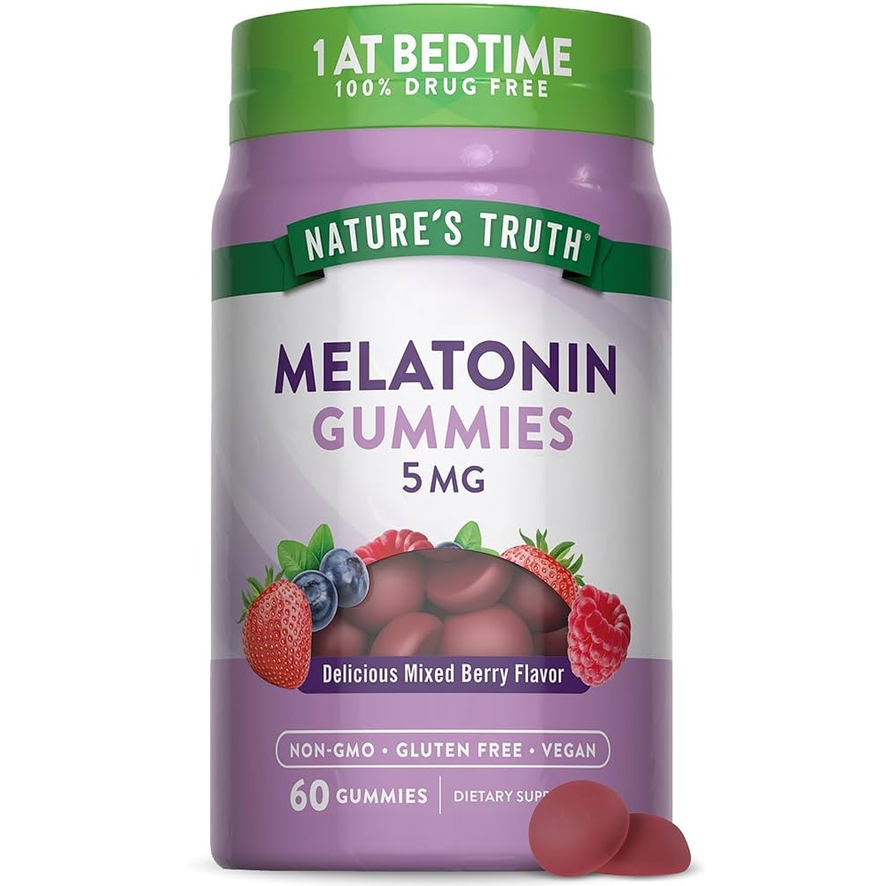Nature's Truth Melatonin 5mg Vegan Gummies 60's
