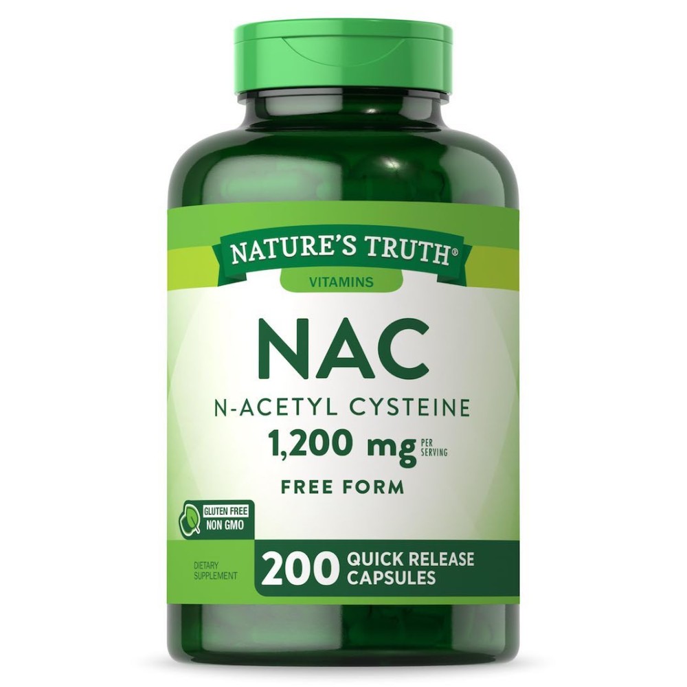 Nature's Truth N-Acetyl Cysteine 1200mg Quick Release Capsules 60's