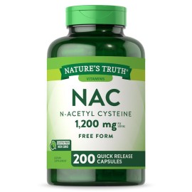Nature's Truth N-Acetyl Cysteine 1200mg Quick Release Capsules 60's