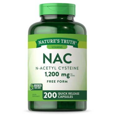 Nature's Truth N-Acetyl Cysteine 1200mg Quick Release Capsules 60's