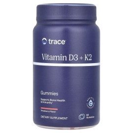 Trace Minerals Vitamin D3+K2 Gummies 60's