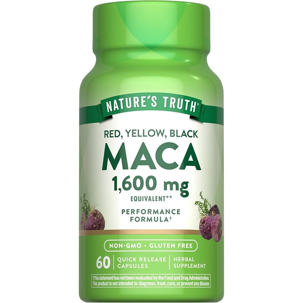 Nature's Truth Maca 1600mg QR caps 60's