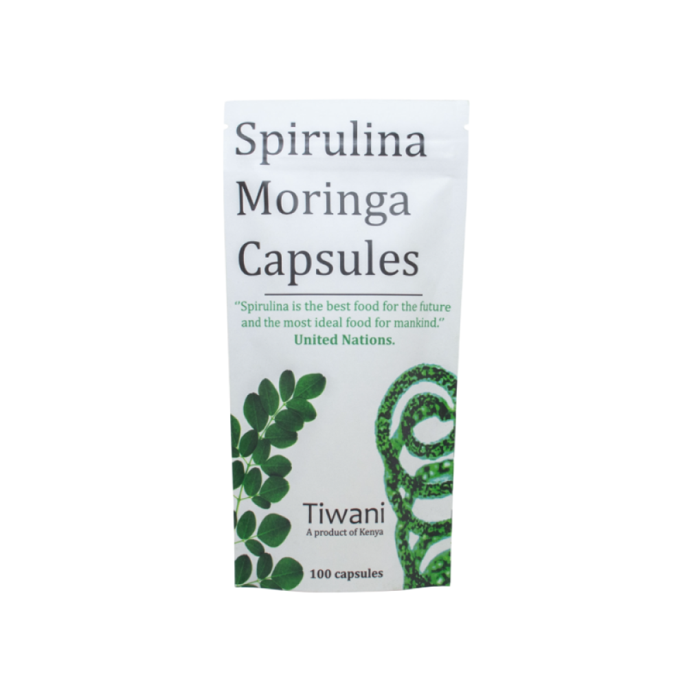 Tiwani Spirulina Moringa Capsules 100's