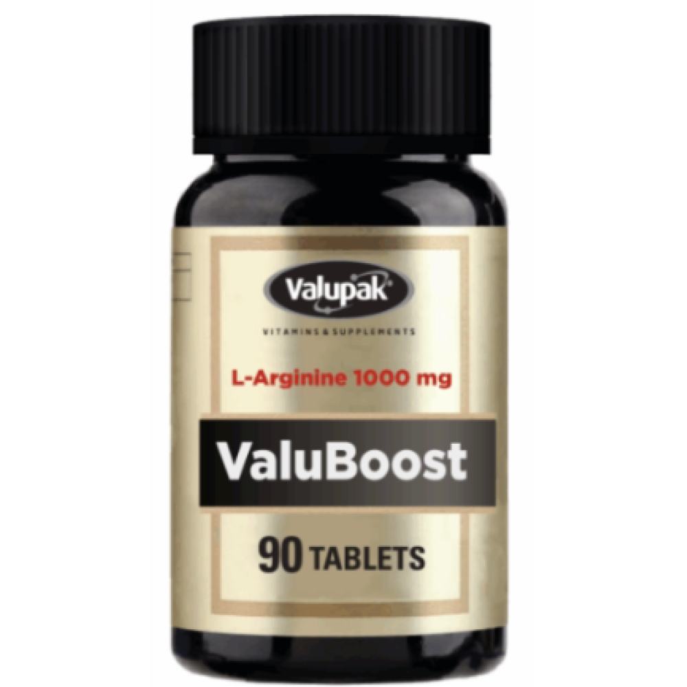 Valupak ValuBoost L-Arginine 1000mg Tablets 30s
